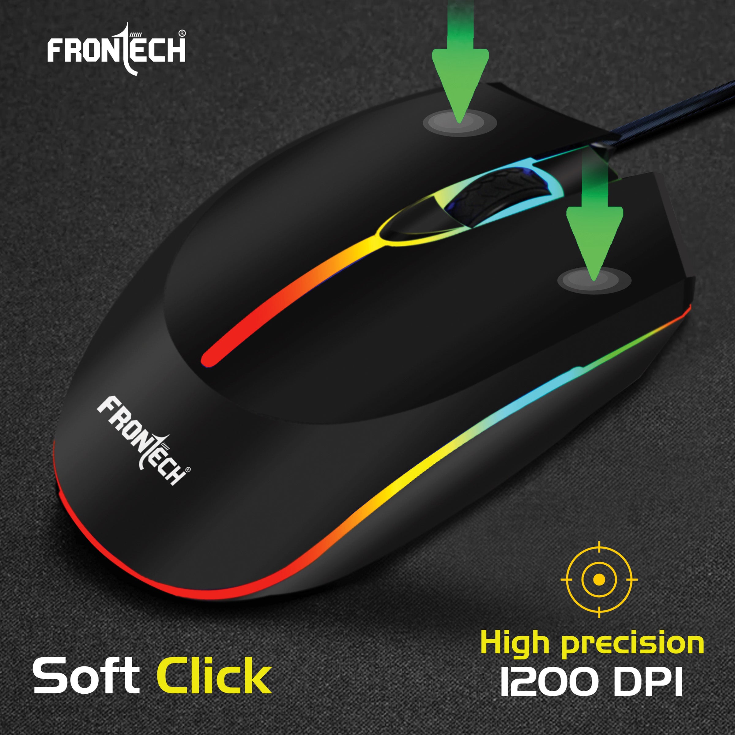 Frontech Wired USB Optical Mouse (MS-0068) Frontech Wired USB Optical Mouse (MS-0068)